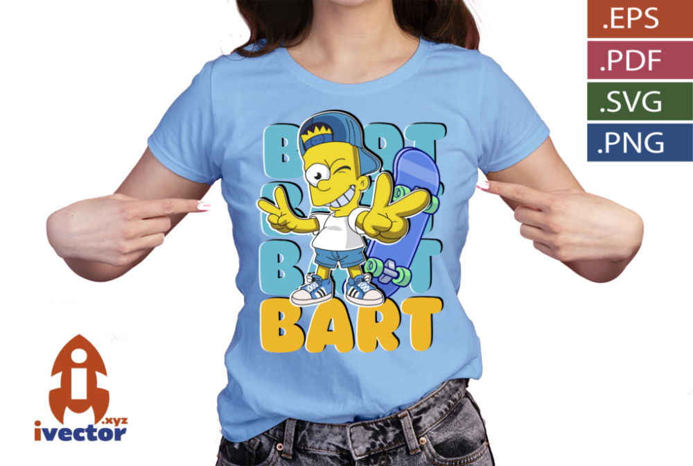 BART-SIMSON-VECTOR-EDITABLE-EPS-PDF_P1 BART SIMSON VECTOR EDITABLE EPS PDF