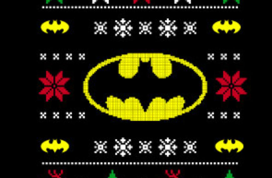 BATMAN NAVIDEÑO BORDADO EPS PDF EDITABLE