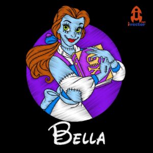 BELLA-DISNEY-DISFRAZ-HALLOWEEN-BORDADO-EDITABLE-012-01-300x300 VECTORES Y RECURSOS