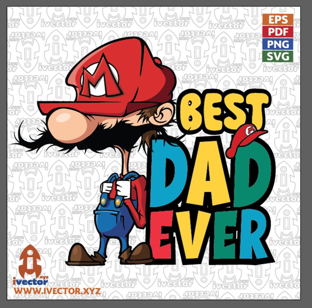 BES-DAD-EVER-SUPER-MARIO-BR_Mesa-de-trabajo-2 BEST DAD EVER SUPER MARIO BR