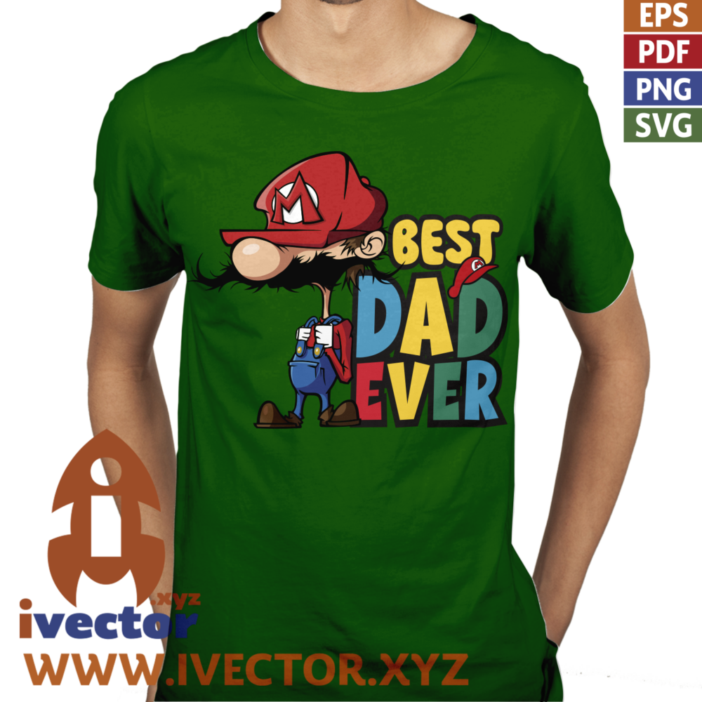 BES-DAD-EVER-SUPER-MARIO-BR_P1 BEST DAD EVER SUPER MARIO BR