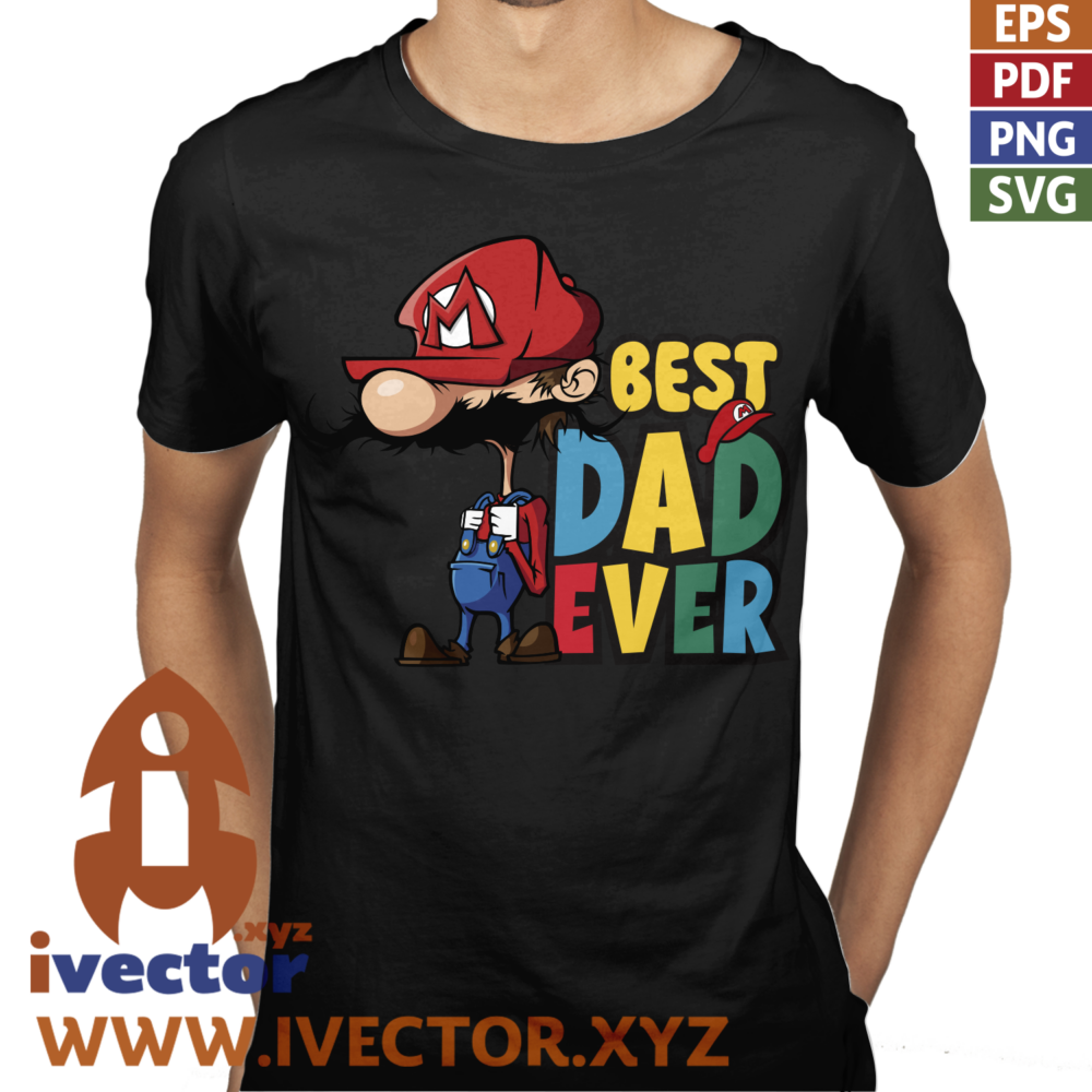 BES-DAD-EVER-SUPER-MARIO-BR_P2 BEST DAD EVER SUPER MARIO BR