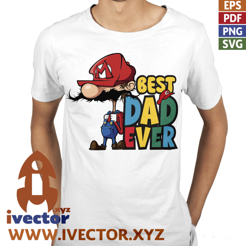 BES-DAD-EVER-SUPER-MARIO-BR_P3 BEST DAD EVER SUPER MARIO BR