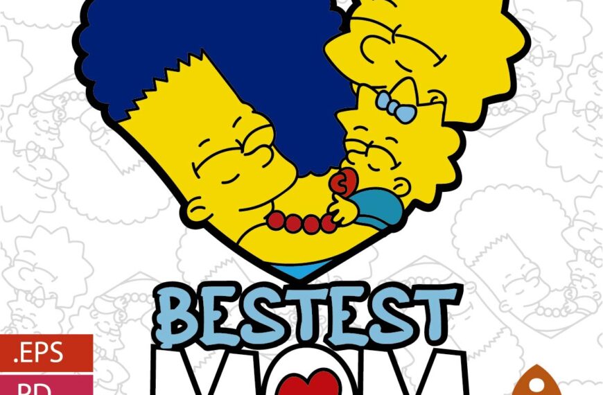 BESTLES MOM FAMILIA SIMPSON VECTOR EDITABLE