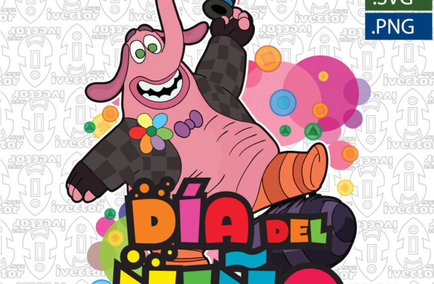 BING BONG INTENSAMENTE DIA DEL NIÑO VECTOR