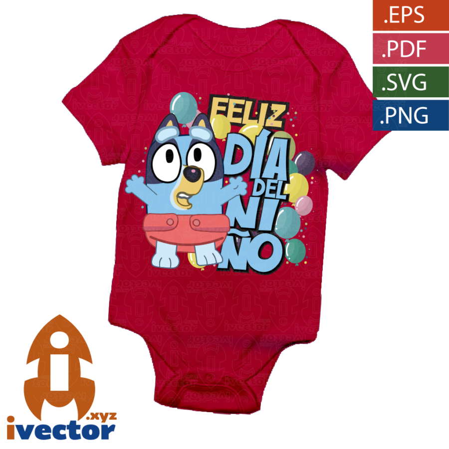 BLUEY-FELIZ-DIA-DEL-NINO-VECTOR-P1 BABY BLUEY FELIZ DÍA DEL NIÑO VECTOR P5