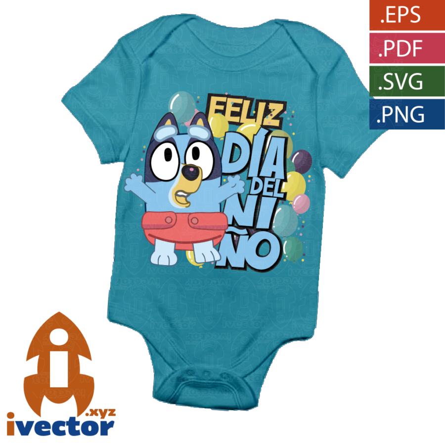 BLUEY-FELIZ-DIA-DEL-NINO-VECTOR-P2 BABY BLUEY FELIZ DÍA DEL NIÑO VECTOR P5