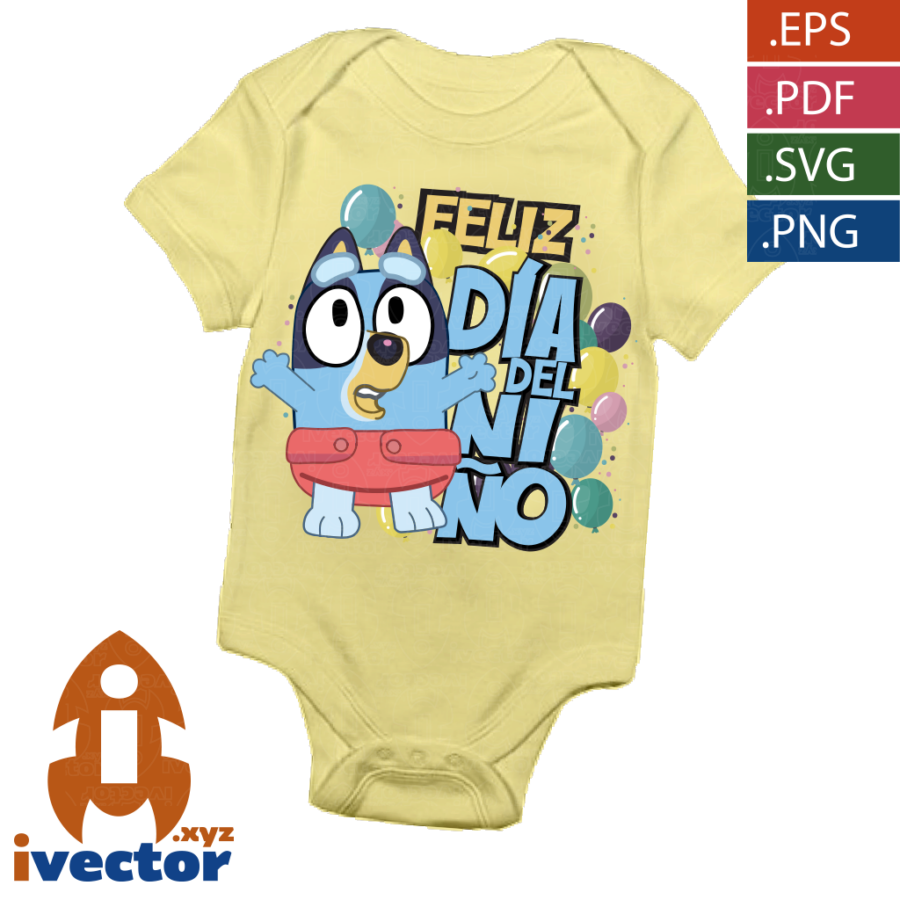 BLUEY-FELIZ-DIA-DEL-NINO-VECTOR-P4 BABY BLUEY FELIZ DÍA DEL NIÑO VECTOR P5