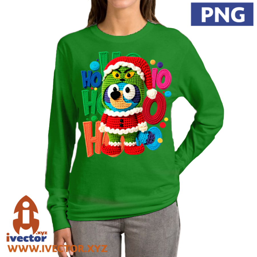 BLUEY-GRINCH-HO-HO-HO-CROCHET-PNG-ALTA-CALIDAD-p3 BLUEY GRINCH HO HO HO CROCHET PNG ALTA CALIDAD