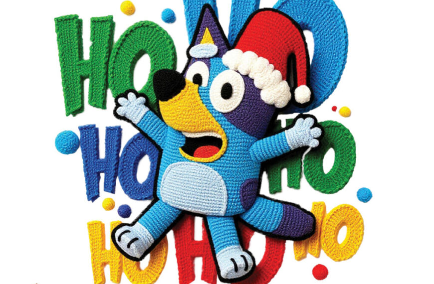 BLUEY HO HO HO NAVIDEÑO PNG CROCHET
