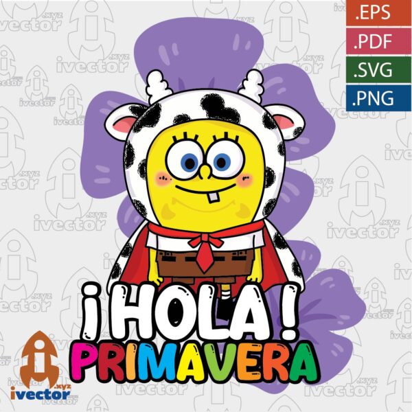 BOB-ESPONJA-HOLA-PRIMAVERA-VECTOR-EDITABLE-01-600x600 Ivector - Recursos Ilimitados DTF