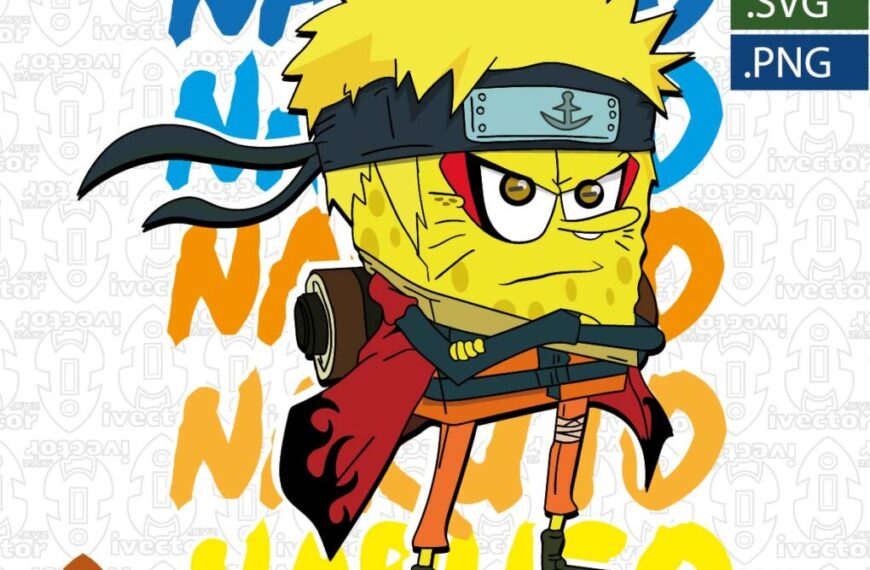 BOB ESPONJA NARUTO VECTOR EDITABLE EPS PDF