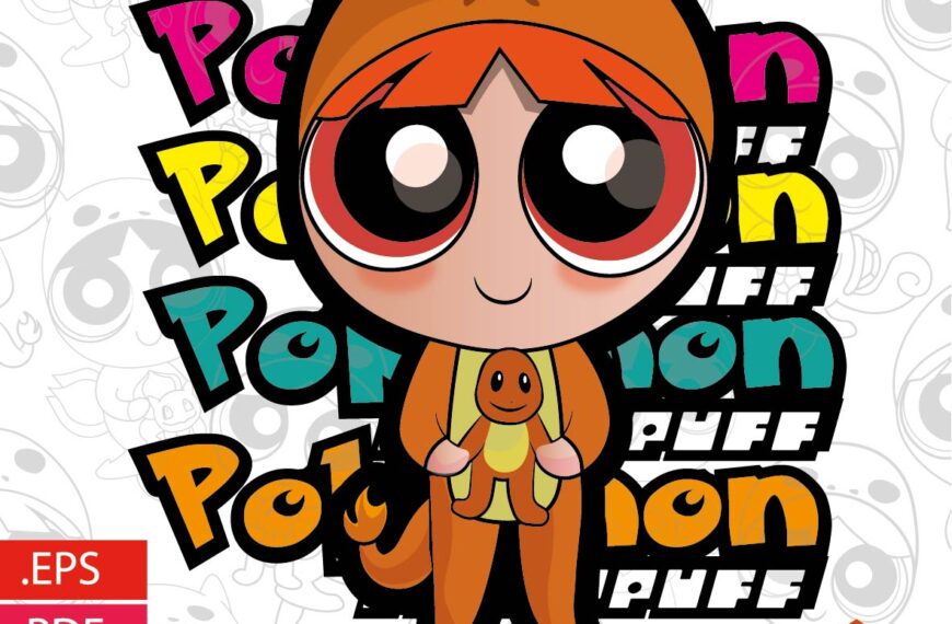 BOMBON POKEMON POWERPUFF GIRLS VECTOR EPS PDF