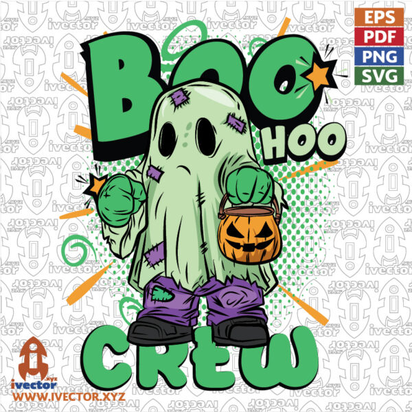 BOO-HOO-Halloween-Ghost-Cartoon-Vector-–-Fantasma-Verde-con-Calabaza-Vector-de-Fantasma-Halloween-01-600x600 VECTORES Y RECURSOS