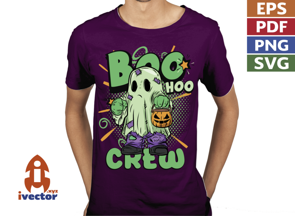 BOO-HOO-Halloween-Ghost-Cartoon-Vector-–-Fantasma-Verde-con-Calabaza-Vector-de-Fantasma-Halloween-01-P4 BOO HOO Halloween Ghost Cartoon Vector – Fantasma Verde con Calabaza | Vector de Fantasma Halloween