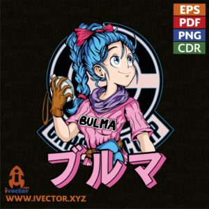 BULMA-DRAGON-BALL-VECTOR-EDITABLE-EPS-PDF-01-300x300 VECTORES Y RECURSOS