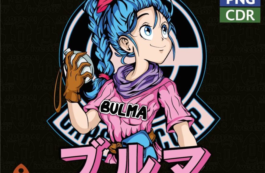 BULMA DRAGON BALL VECTOR EDITABLE EPS PDF