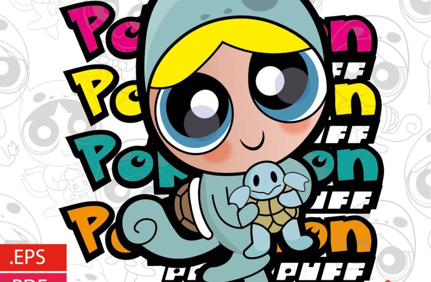 BURBUJA POKEMON POWERPUFF GIRLS VECTOR EPS PDF