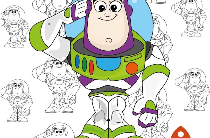 BUZZ LIGHT YEAR POSE VECTOR EPS PDF