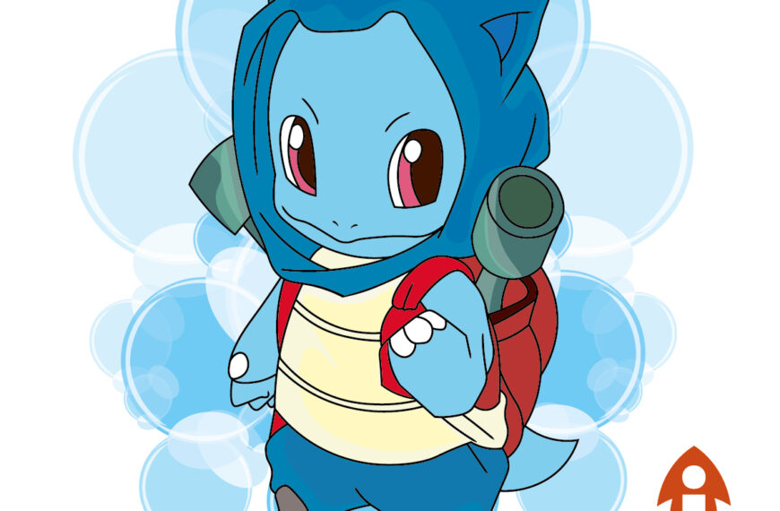 Blastoise Squirtle Pokemon Vector Eps PDF