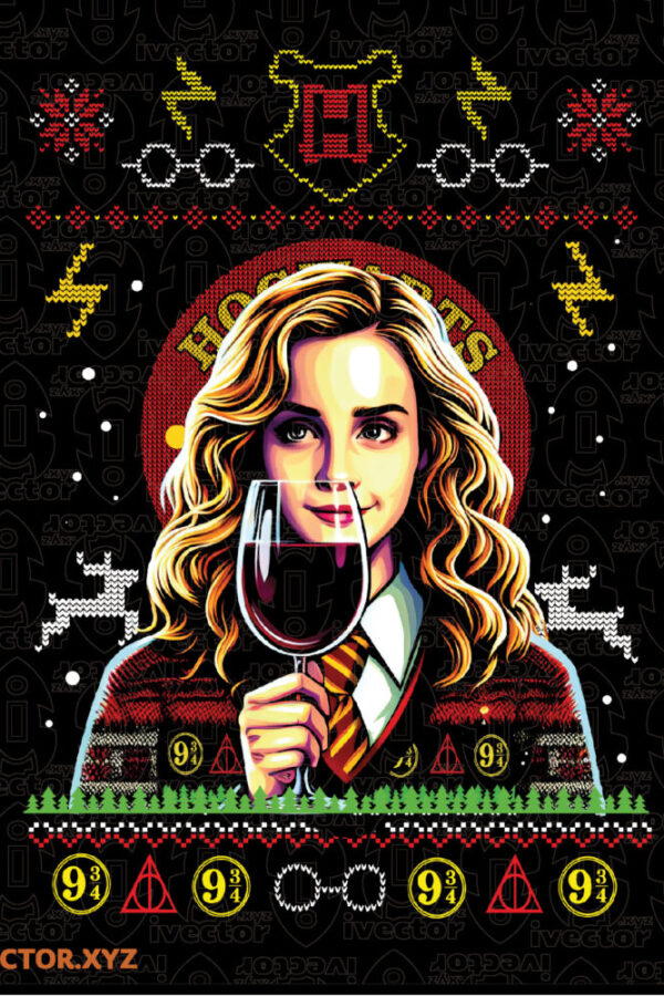 Bruja-Navidena-con-Copa-de-Vino-–-Vector-Semitono-Ugly-Sweater-EPS-PDF-PNG-SVG-600x900 VECTORES Y RECURSOS