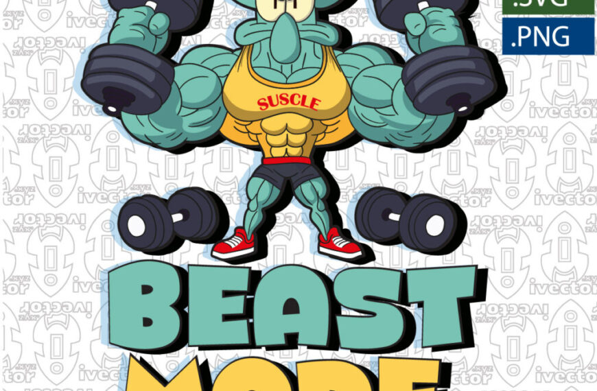 CALAMARDO GYM BEAST MODE VECTOR