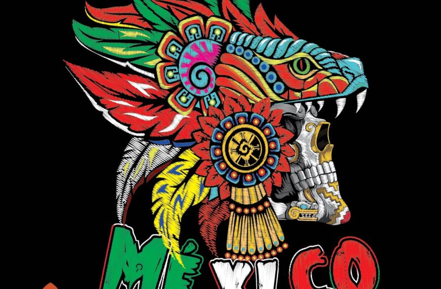 CALAVERA AZTECA MEXICANA TIPO BORDADO VECTOR EPS PDF EDITABLE
