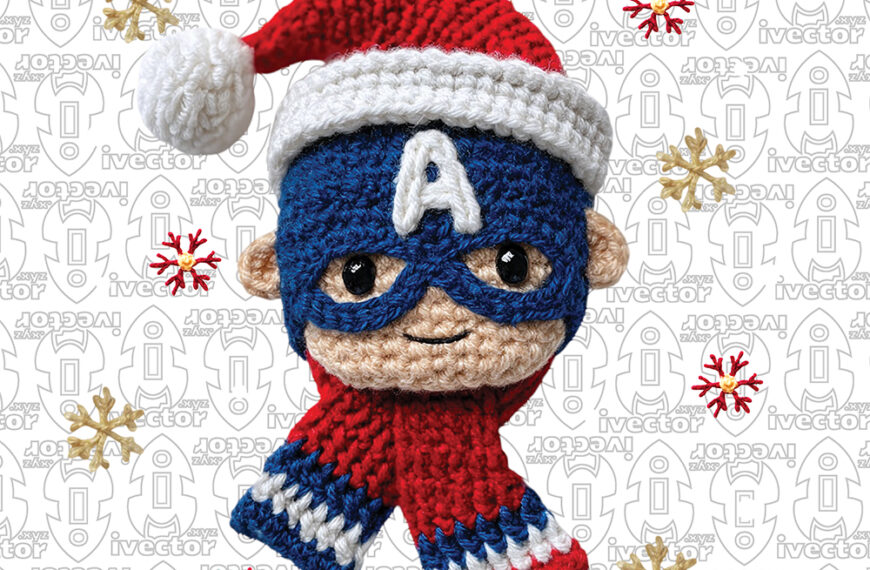 CAPITAN AMERICA CROCHET PNG ALTA CALIDAD