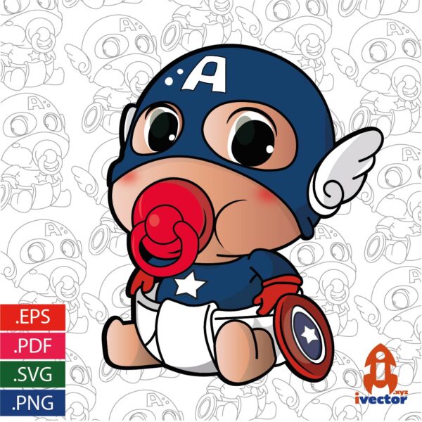 CAPITAN-AMERICA-MARVEL-BEBE-EDITABLE-EPS-PDF-SVG_Mesa-de-trabajo-1-600x600 Ivector - Recursos Ilimitados DTF