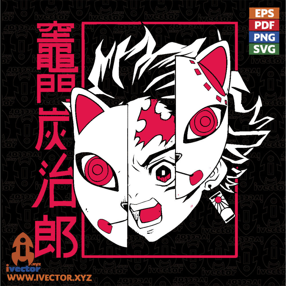 CARAS-ANIME-SLAYER-VECTOR_Mesa-de-trabajo-1 VECTORES Y RECURSOS