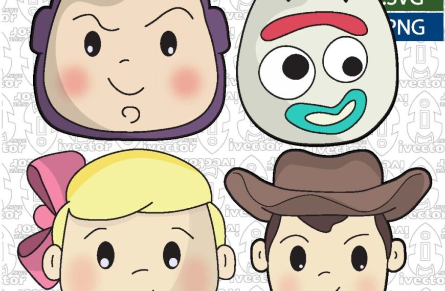 CARITAS PERSONAJES TOY STORY VECTOR