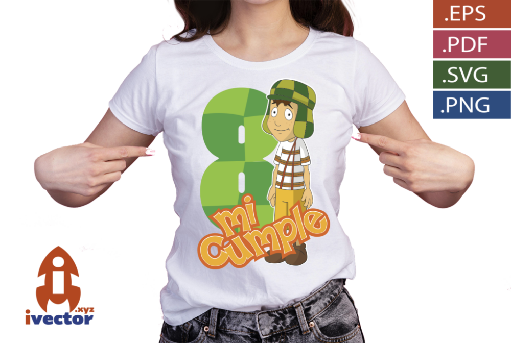 CHAVO-DEL-OCHO-CUMPLEANOS-VECTOR_P1 CHAVO DEL OCHO CUMPLEAÑOS VECTOR