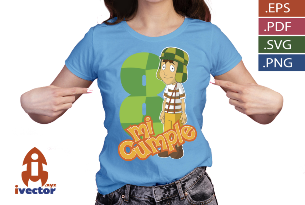 CHAVO-DEL-OCHO-CUMPLEANOS-VECTOR_P2 CHAVO DEL OCHO CUMPLEAÑOS VECTOR
