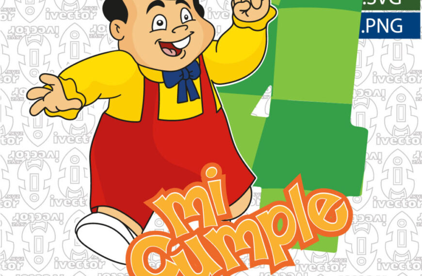 CHAVO DEL OCHO ÑOÑO CUMPLEAÑOS VECTOR