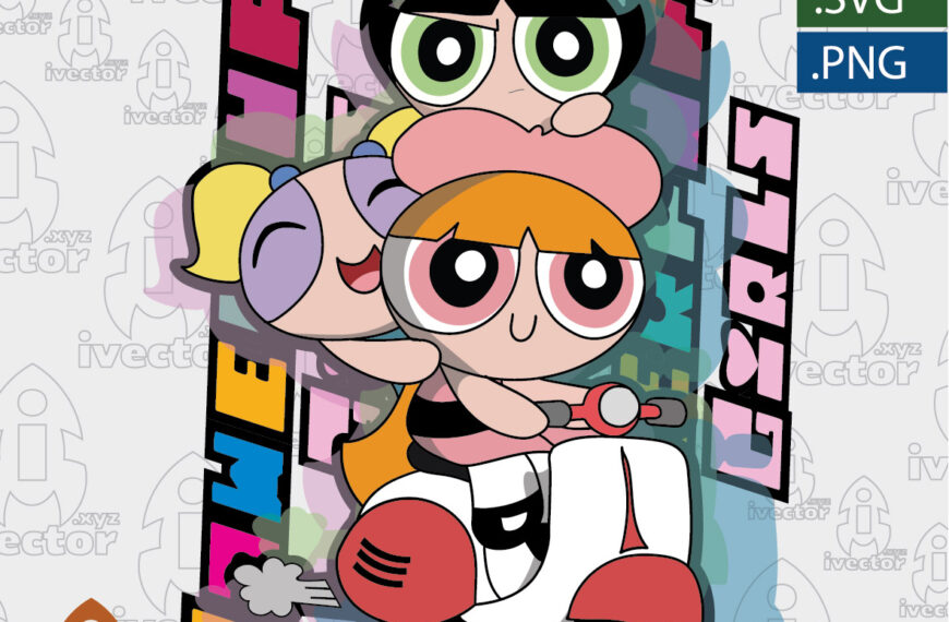 CHICAS SUPER PODEROSAS VECTOR EDITABLE