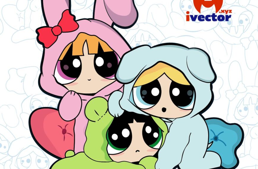 CHICAS SUPERPODEROSAS PIJAMA COLORES LINDAS VECTOR EPS PDF EDITABLE