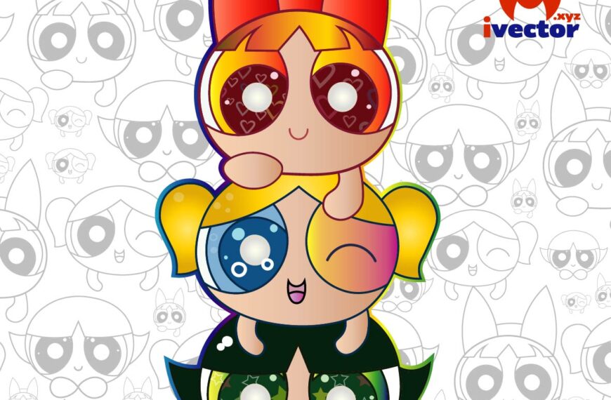 CHICAS SUPERPODEROSAS ROSTRO VECTOR COLORIDO EDITABLE EPS PDF
