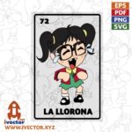 vector loteria chilindrina chavo del ocho