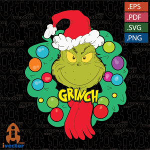 CHRISTMAS-GRINCH-NAVIDAD-CORONA-EDITABLE-EPS-PDF-01-300x300 VECTORES Y RECURSOS