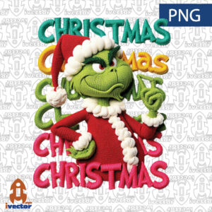 CHRISTMAS-GRINCH-NAVIDAD-LETRAS-PNG-ALTA-CALIDAD-CROCHET-300x300 VECTORES Y RECURSOS