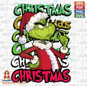 CHRISTMAS-GRINCH-NAVIDAD-LETRAS-VECTOR-01-300x298 VECTORES Y RECURSOS