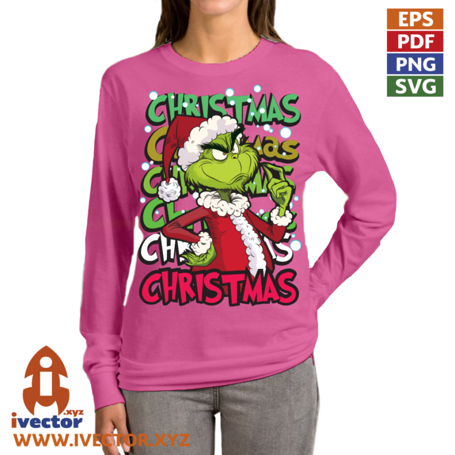 CHRISTMAS-GRINCH-NAVIDAD-LETRAS-VECTOR-09.PPNG_ CHRISTMAS GRINCH NAVIDAD LETRAS VECTOR