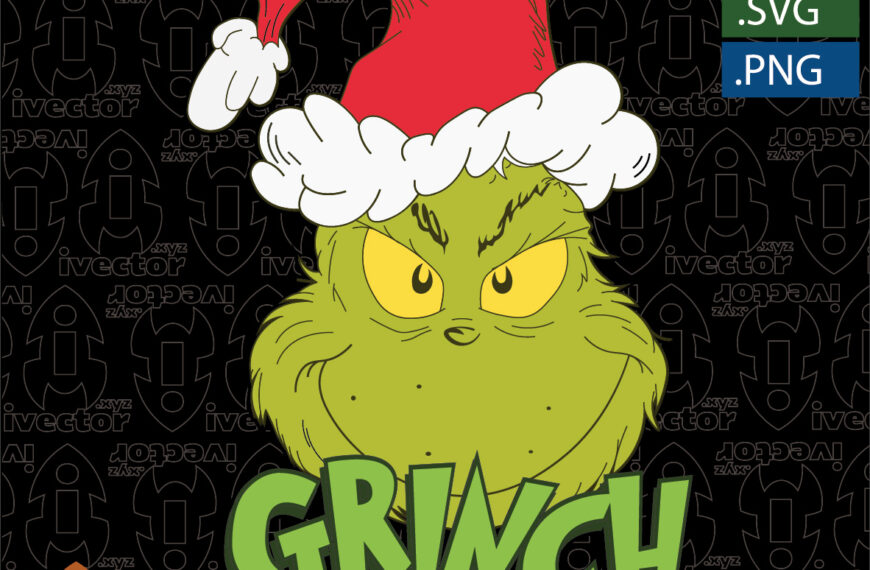 CHRISTMAS GRINCH NAVIDAD VECTOR EDITABLE EPS PDF