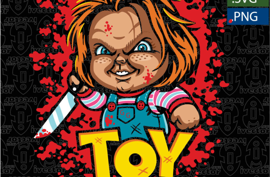 CHUCKY TOY GORY VECTOR EDITABLE