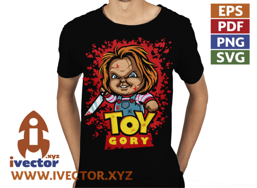 CHUCKY-TOY-GORY-VECTOR-EDITABLE_P2 CHUCKY TOY GORY VECTOR EDITABLE