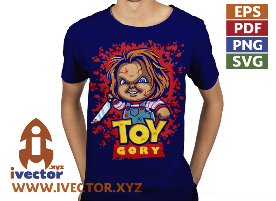 CHUCKY-TOY-GORY-VECTOR-EDITABLE_P4 CHUCKY TOY GORY VECTOR EDITABLE