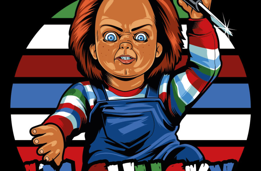 CHUCKY VECTOR EDITABLE EPS PDF HALLOWEEN TERROR