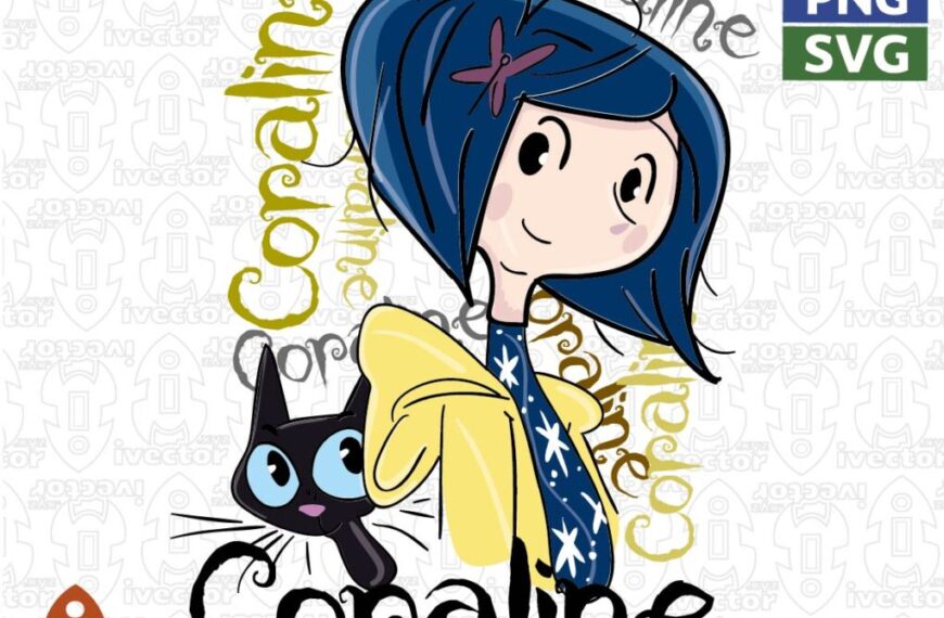 CORALINE VECTOR EDITABLE EPS PDF