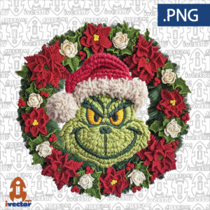 CORONA-NAVIDENA-GRINCH-CROCHET-PNG-ALTA-CALIDAD-300x300 VECTORES Y RECURSOS