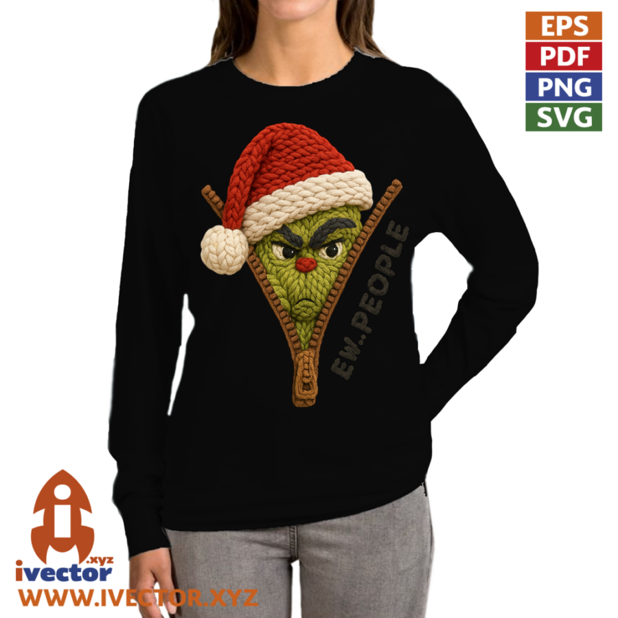 CREMALLERA-GRINCH-CROCHET-PNG-ALTA-CALIDAD-p2 CREMALLERA GRINCH CROCHET PNG ALTA CALIDAD